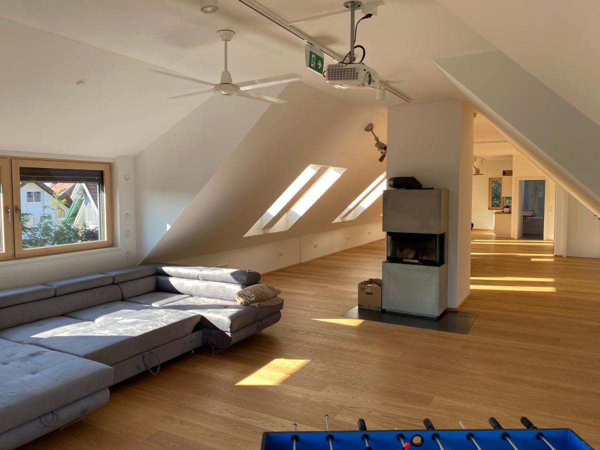 Salzburg-Loft Im Stadtteil Leopoldskron-Moos 120Qm Mit Balkon & Untersbergblick المظهر الخارجي الصورة